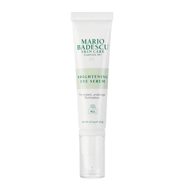 Mario Badescu Brightening & Revitalizing Under Eye Serum, Anti Aging & Hydrating, Reduces The Appearance Of Fine Lines & Dark Circles With Caffeine And Squalane, 0.5 Oz