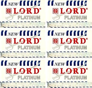 Lord Platinum Stainless Double Edge Razor Blades 30 Ct : Beauty & Personal Care