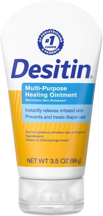 Desitin Multipurpose Baby Diaper Rash Ointment With White Petrolatum Skin Protectant, 3.5 Oz (Pack Of 2)