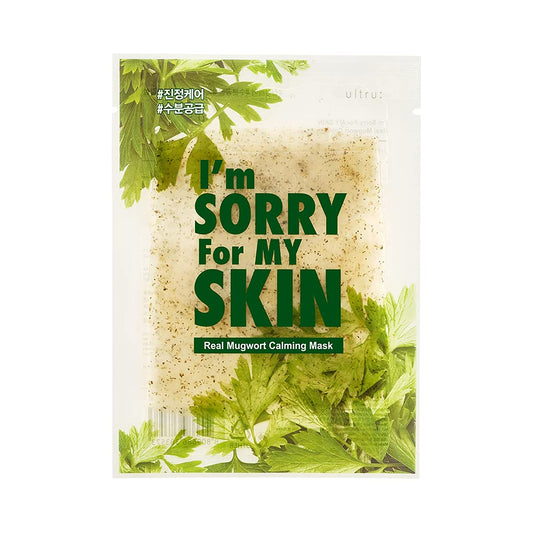 I'M Sorry For My Skin Real Mugwort Calming Mask 10Pcs