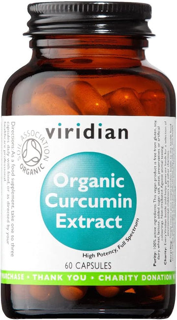 Viridian Organic Curcumin Extract Vegicaps 60