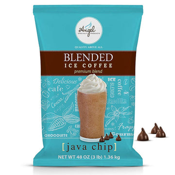 Angel Specialty Products - Blended Ice Coffee - Frappe Powder Mix - Java Chip [3 Lb] [34 Servings]