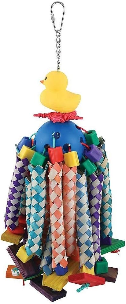 Lucky Ducky Long Legs Parrot Toy :Pet Supplies