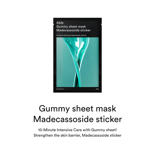 Abib Gummy Sheet Mask 10 Sheets (Madecassoside)