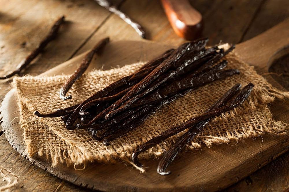 10 Tanzanian Vanilla Beans Whole Grade A Vanilla Pods for Homemade Vanilla Extract, Baking, Ice Cream, Flavoring, & Vanilla Powder : Grocery & Gourmet Food