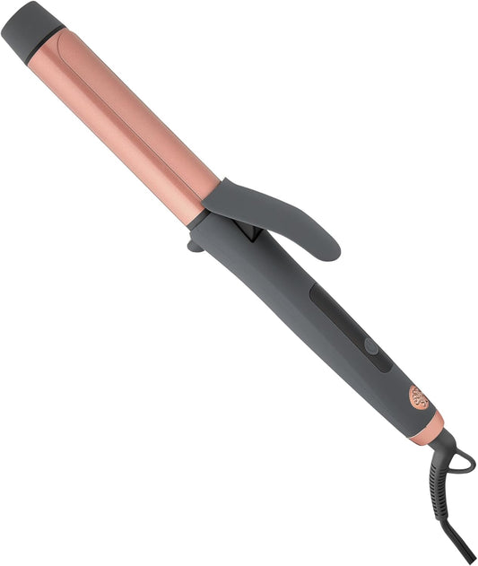 Hairitage Curl Envy Hair Curling Iron 1 1/4 Inch - Ceramic Tourmaline Curling Iron 1.25' Barrel - Silky Smooth + Bouncy Curls - 4 Digital Heat Settings Up To 450 Degrees - Auto Shut-Off