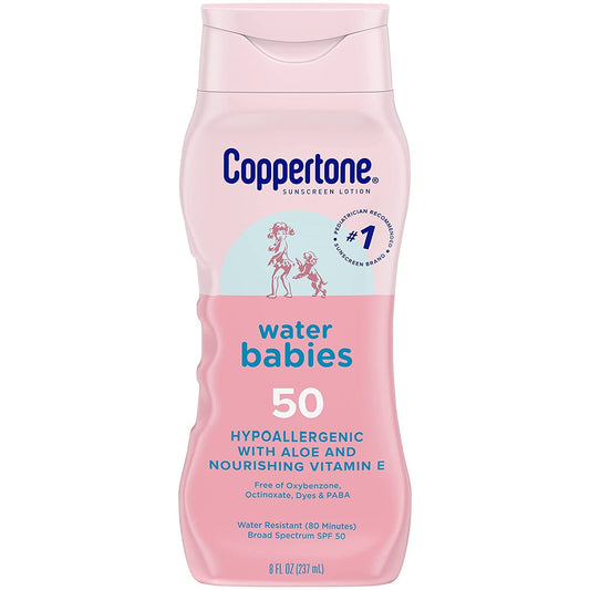 Coppertone Water Babies Non-Irritating Lotion With Spf 50 (Pack Of 4)