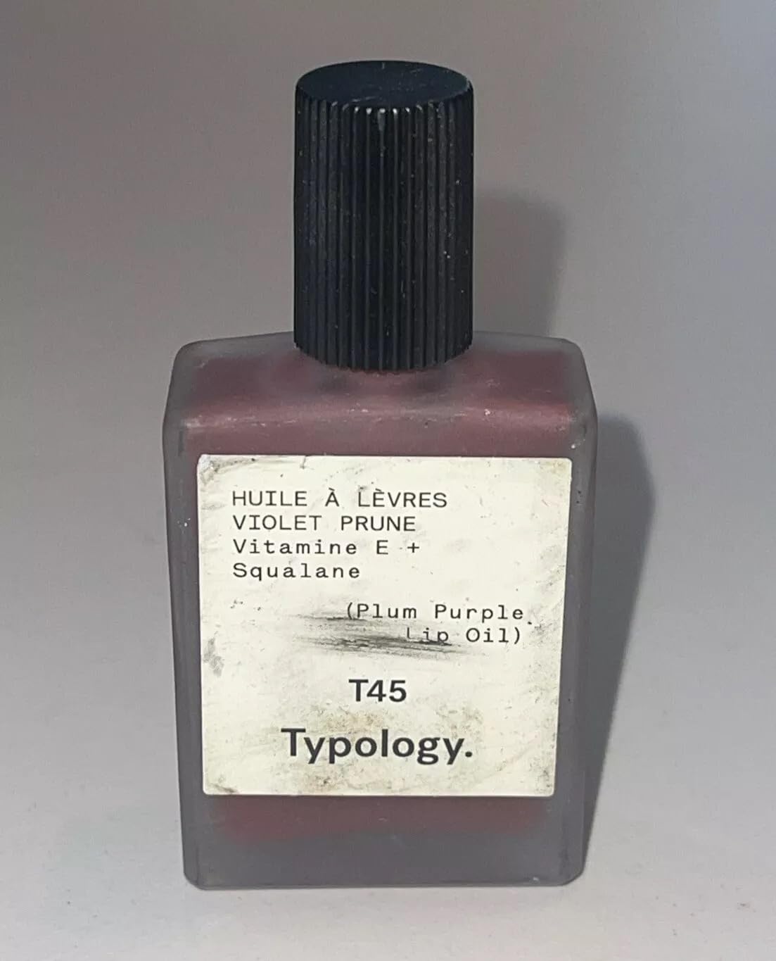 Typology Tinted Lip Oil - Shade 5 Plum Purple & Complimentary Sheet Masque