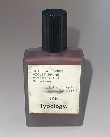 Typology Tinted Lip Oil - Shade 5 Plum Purple & Complimentary Sheet Masque