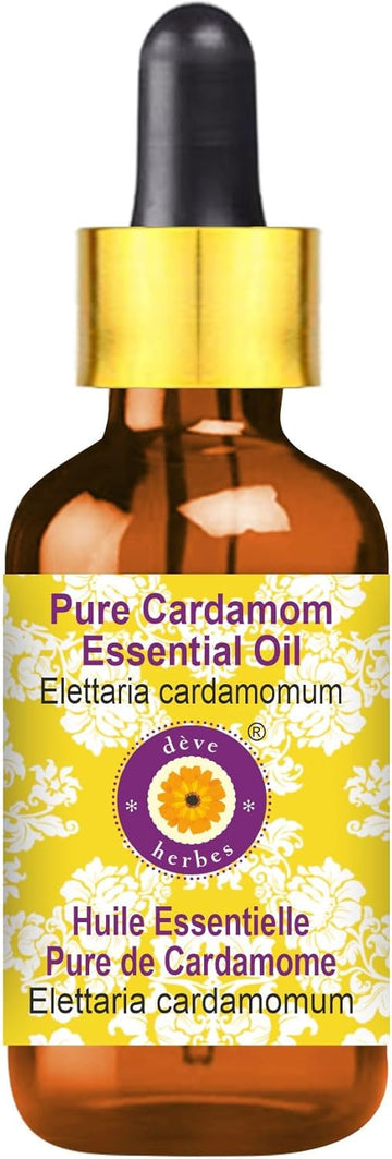 Deve Herbes Pure Myrtle Essential Oil (Myrtus Communis) With Glass Dropper Steam Distilled 30Ml (1 Oz)