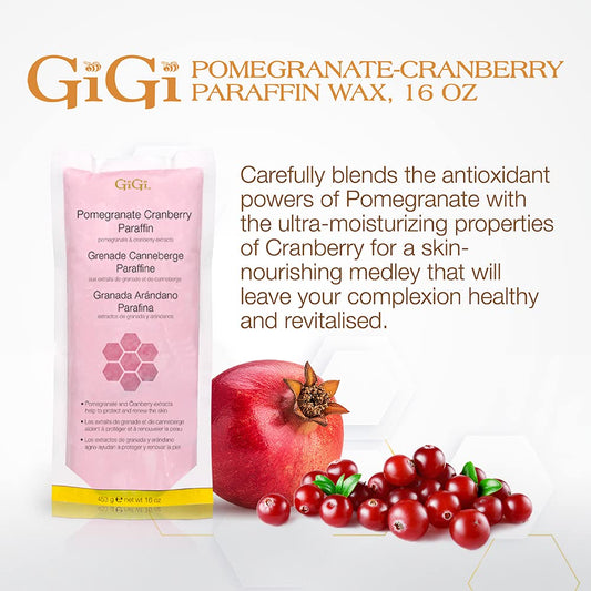 GiGi Paraffin Wax Pomegranate Cranberry 16oz