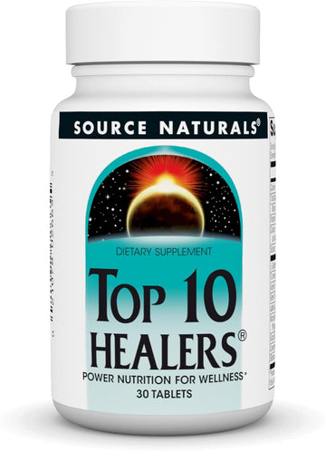 Source Naturals Top 10 Healers, Power Nutrition For Wellness* - 30 Tablets