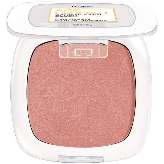 L'Oreal Paris Age Perfect Radiant Satin Blush With Camellia Oil, Rosewood