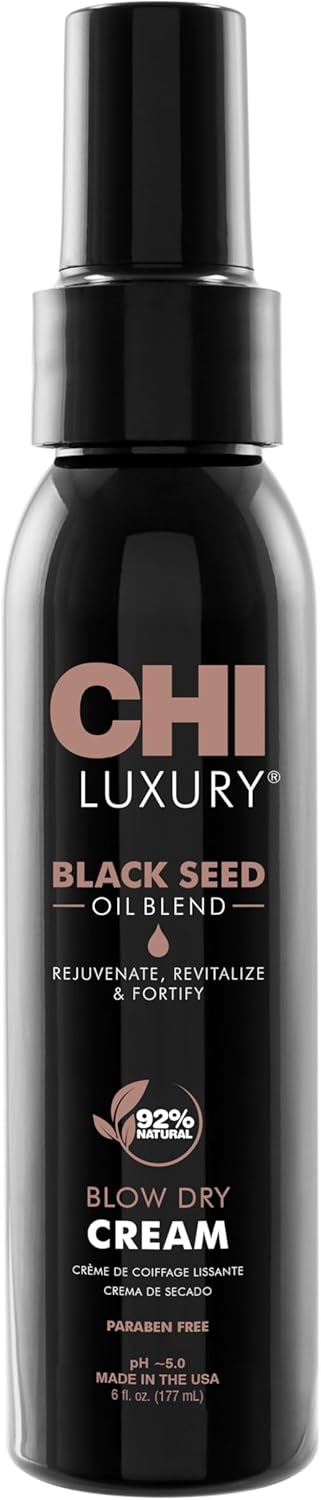 Chi Luxury Black Seed, Blow Dry Cream, 177 Ml, White