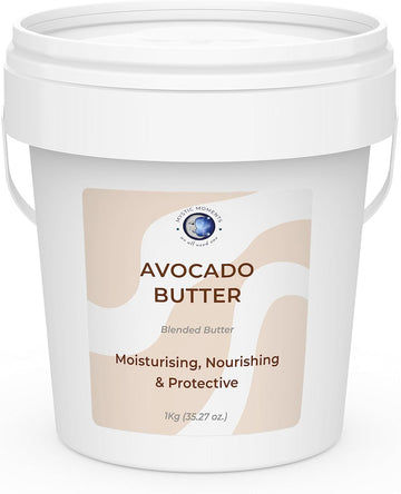 Mystic Moments | Avocado Blended Butter 1Kg - Natural Cosmetic Butters Vegan GMO Free