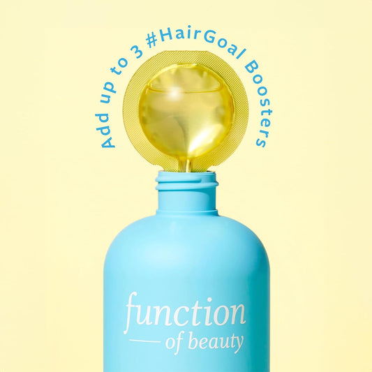 Function Of Beauty Straight Hair Add-In Booster Treatment Bundle – Hair Goals Include Volumize, Strengthen & Lengthen #Hairgoal Boosters