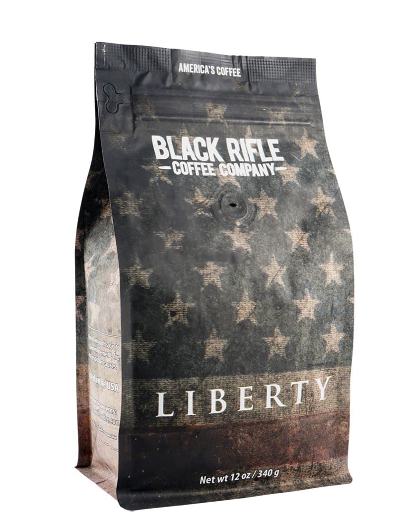 Black Rifle Coffee Company Liberty Roast, Medium Roast Whole Coffee Beans, 12 Oz Bag