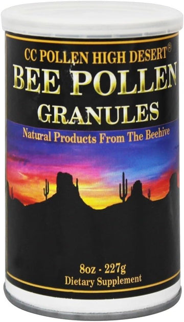 Cc Pollen High Desert Bee Pollen Granules 8 Oz