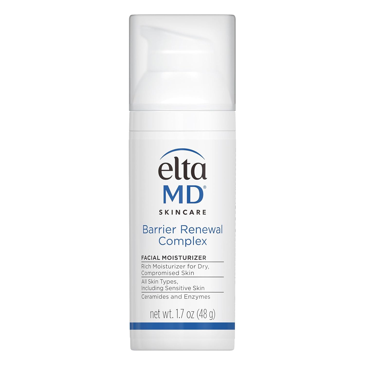 Eltamd Barrier Renewal Complex Face Moisturizer For Dry Skin, Sensitive Skin Moisturizer For Face, 1.7 Oz Pump