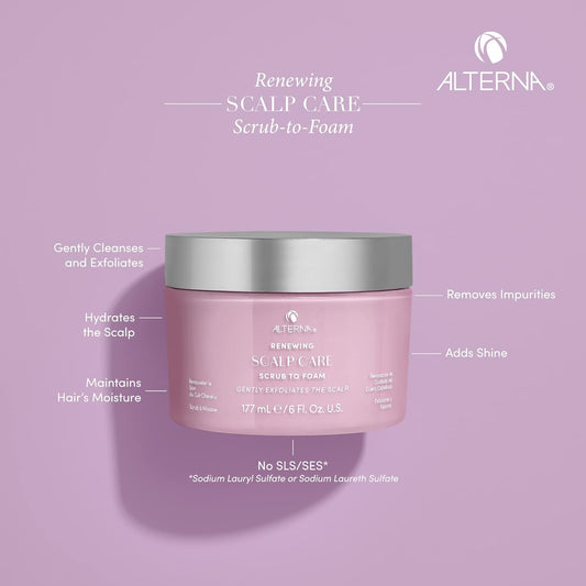 Alterna Alterna Renewing Scalp Care Scrub-To-Foam Vegan Scalp Scrub