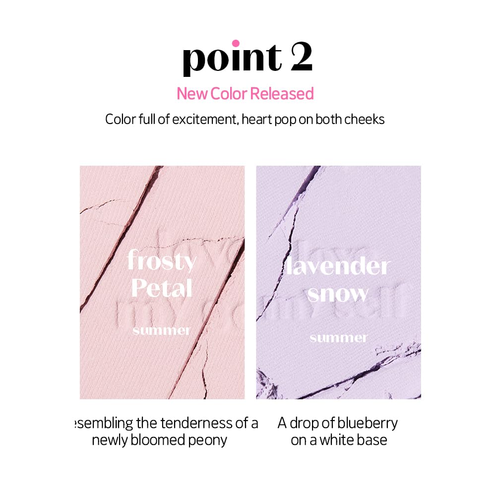 Etude Heart Pop Duo Blush, Milky Pink Cheek Colors, Natural Glow & Glossy Finish, Layering Formula, Compact 0.2 Oz – Milk Drizzle : Beauty & Personal Care