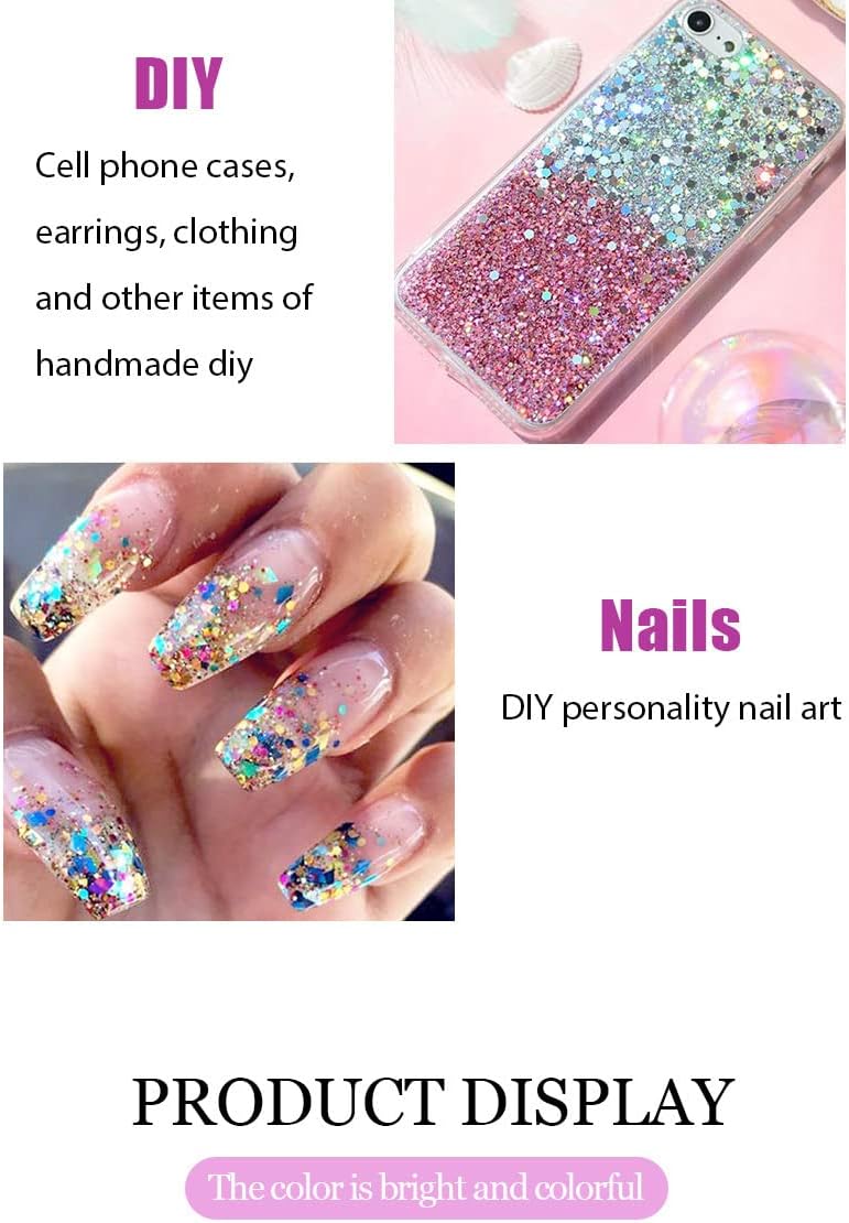 Beliky Girl Body Glitter Gel, 50ML Face Glitters Body Gel Sequins Shimmer Liquid Eyeshadow, Mermaid Sequins Liquid Holographic Glitter Gel, Chunky Glitter for Face Hair Nails (White) : Amazon.co.uk: Beauty