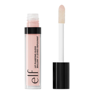 E.L.F. Lip Plumping Gloss, High-Shine Liquid Lip Color, Creates Fuller Lips & Plumper Pout, Moisturizing Formula, Pink Paloma, 0.09 Fl Oz