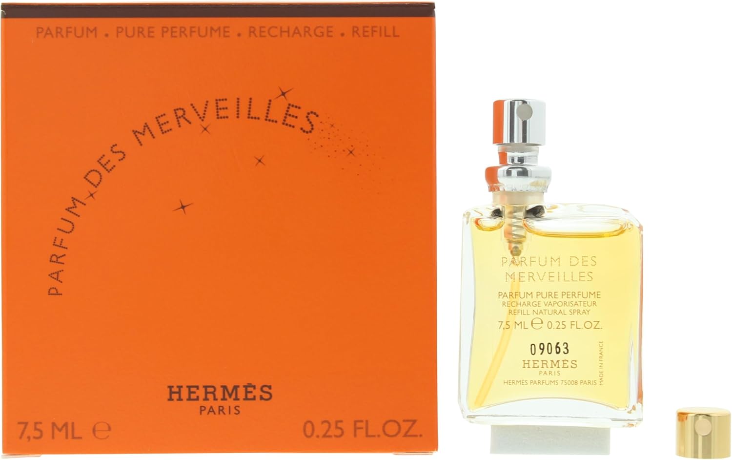 Hermès Eau Des Merveilles Lock Refill Pure Parfum 7.5Ml