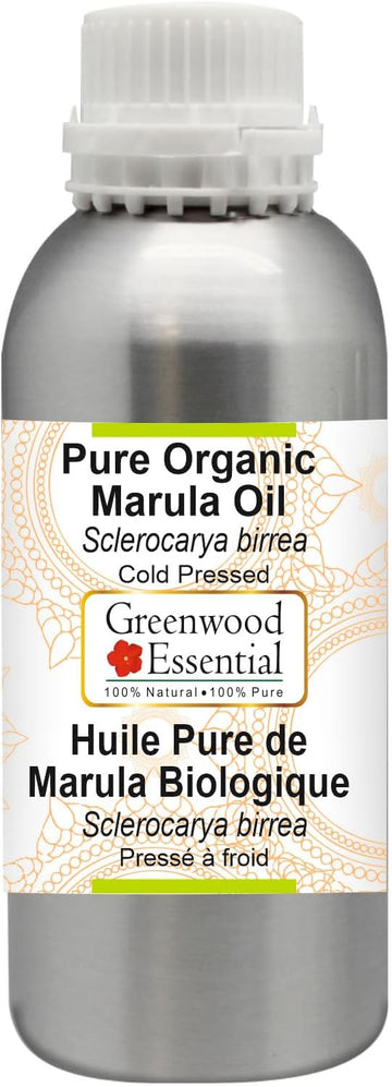 Greenwood Essential Pure Organic Marula Oil (Sclerocarya Birrea) Cold Pressed 630Ml (21 Oz)