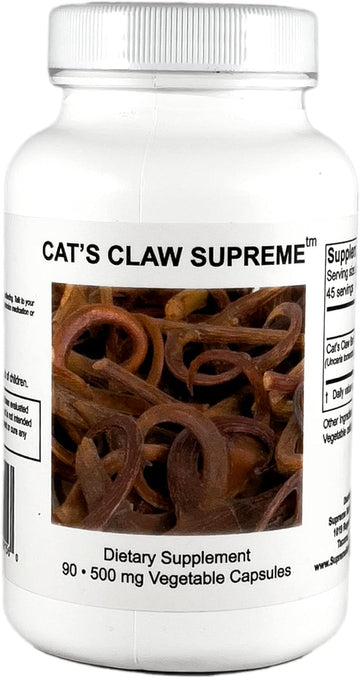 Supreme Nutrition Cat’S Claw Supreme, 90 Pure Cat’S Claw Bark Vegetarian Capsules