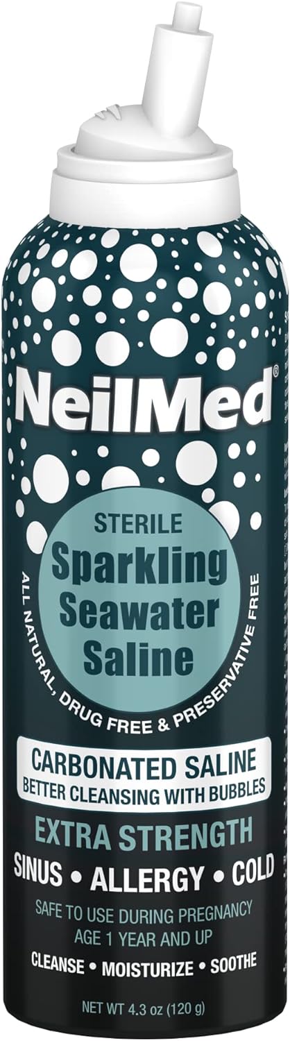 NeilMed Sparkling Seawater Extra Strength Nasal Saline Spray 125 mL