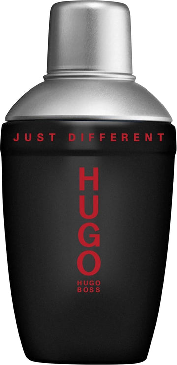 Hugo Just Different - Eau De Toilette For Him - Aromatic Fragrance With Notes Of Iced Mint, Freesia, Basil, And Cashmeran - Medium Longevity - 75Ml