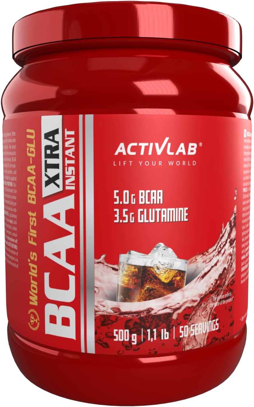 Activlab Bcaa Xtra Instant 500 G (Cola) – Amino Acids For Muscle Recovery, Endurance, And Performance – Gym, Bodybuilders And Fitness
