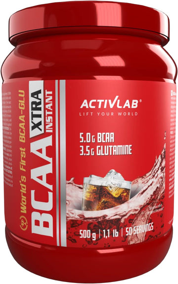 Activlab Bcaa Xtra Instant 500 G (Cola) – Amino Acids For Muscle Recovery, Endurance, And Performance – Gym, Bodybuilders And Fitness
