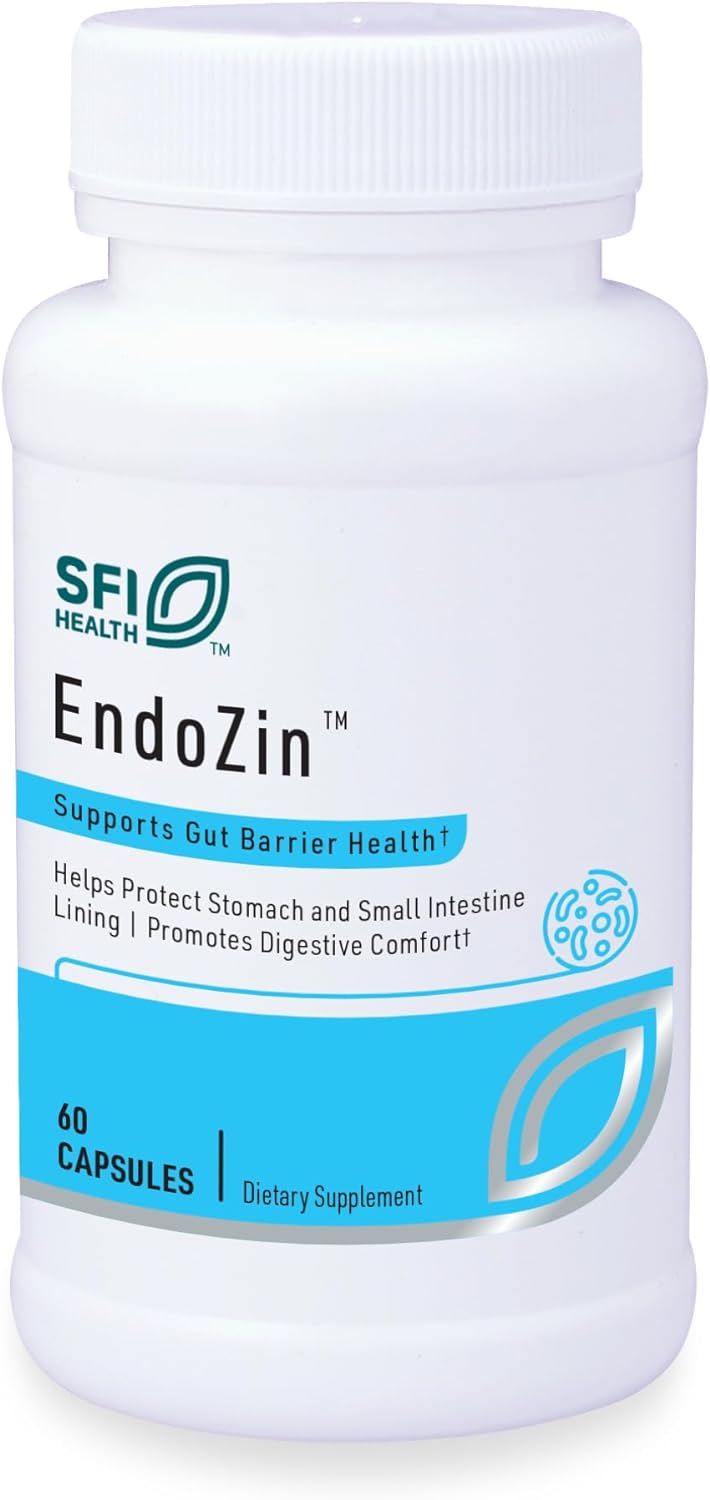 Klaire Labs Endozin - Zinc Carnosine Complex with L-Glutamine to Suppo