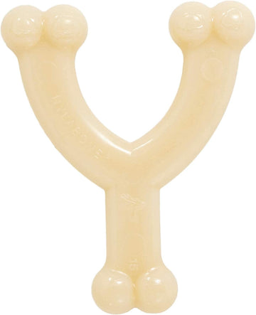 Nylabone Power Chew Wishbone Chew Toy For Dogs, Indestructible Chew Toys For Aggressive Chewers, Original Flavor, Small Up To 25 Lbs. (1 Count)