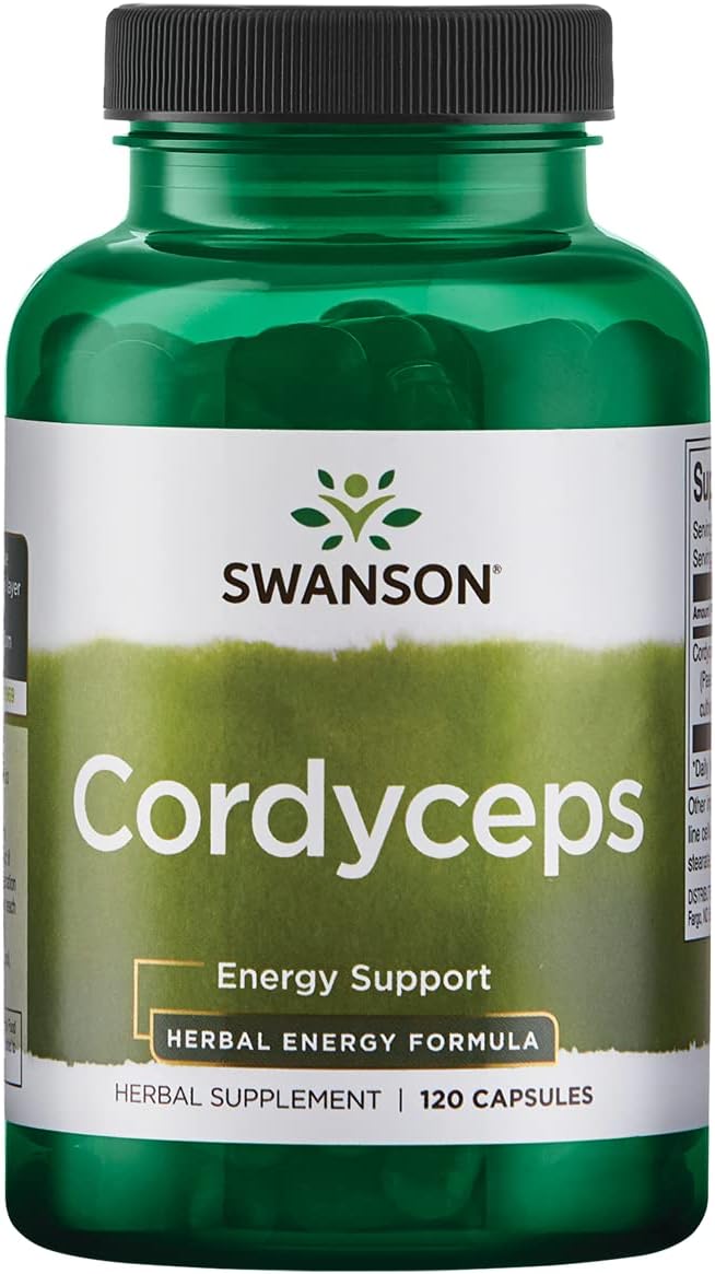 Swanson Cordyceps 600 Milligrams 120 Capsules