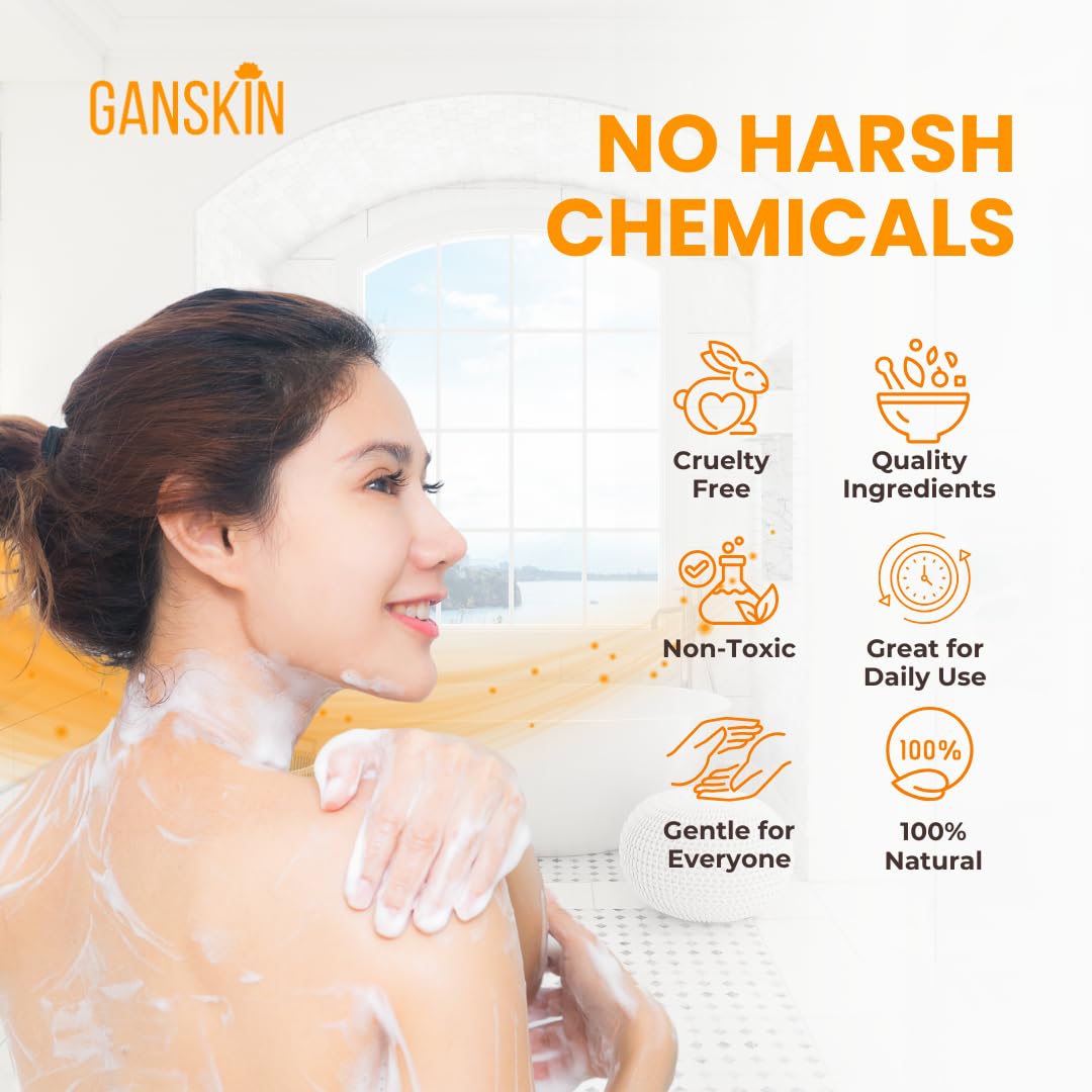 Turmeric Body Wash – Skin Brightening Liquid Soap For Discoloration – Natural Anti Aging Exfoliating Turmeric Body Wash For Spots, Acne, Sun Damage – Bath Soap Skincare : Beauty & Personal Care