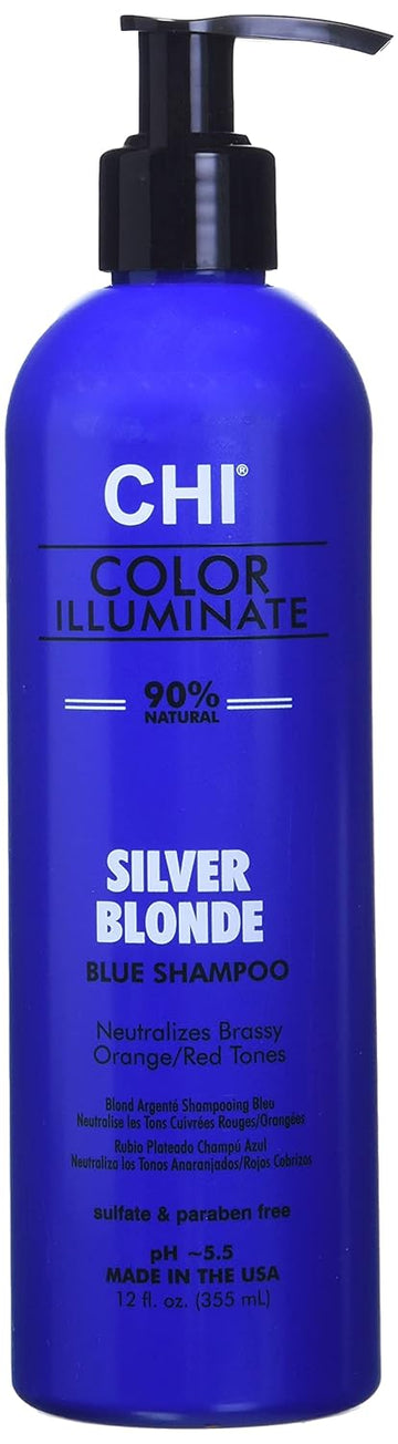 CHI Color Illuminate Shampoo Silver Blonde, 12 Fl Oz