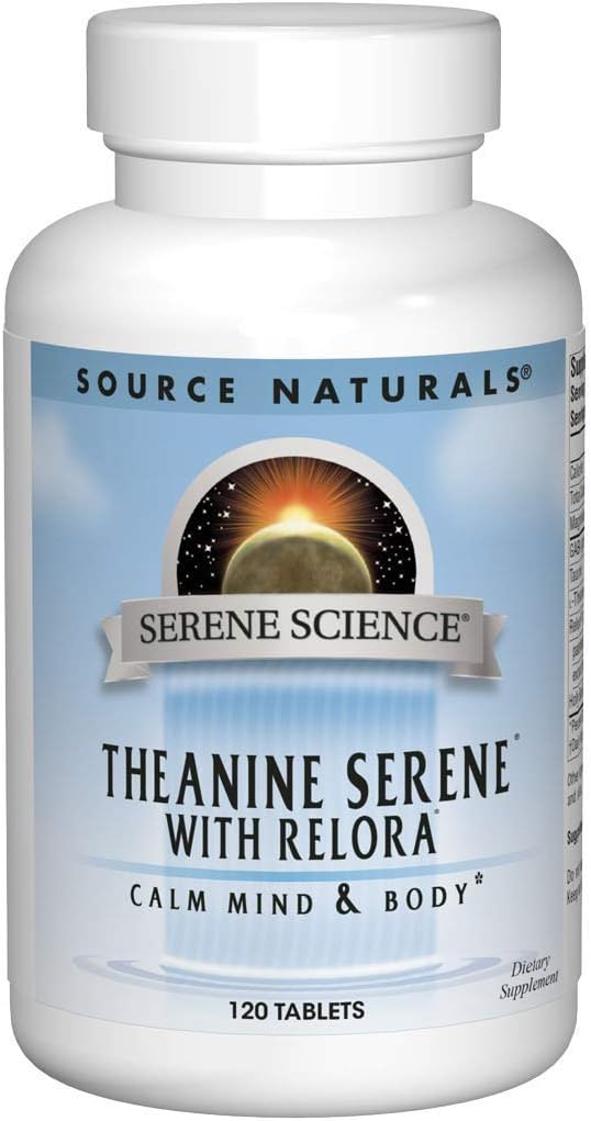 Source Naturals Serene Science L-Theanine With Relora, Magnesium And Gaba - 120 Tablets