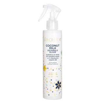 Pacifica Beauty, Coconut Milk Detangle Elixir, Detangler Spray, Leave In Conditioner, Conditioning, Coconut, Vitamin B, Nourishing, Silicone & Sulfate Free, Vegan & Cruelty Free