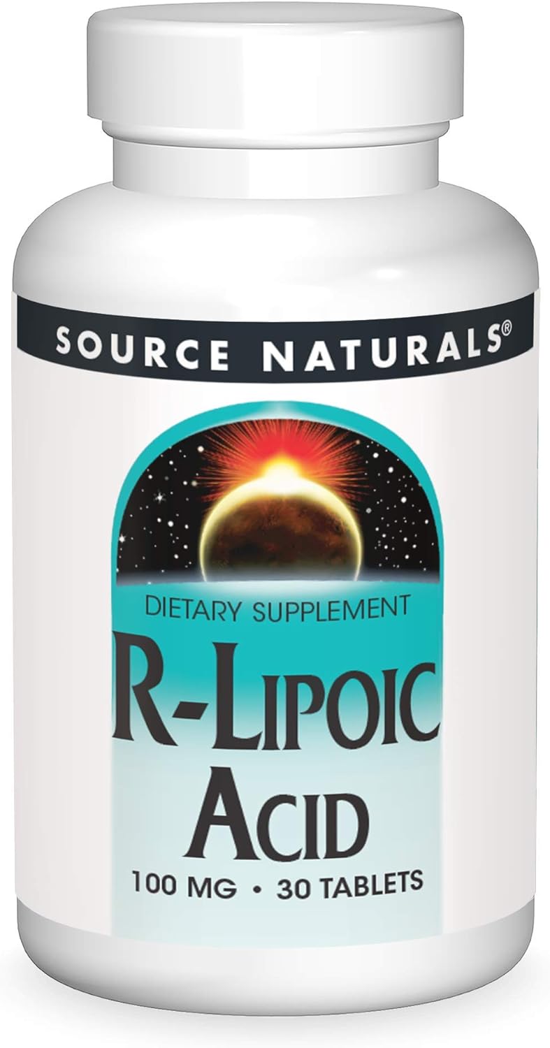 Source Naturals R-Lipoic Acid 100Mg, 30 Tablets