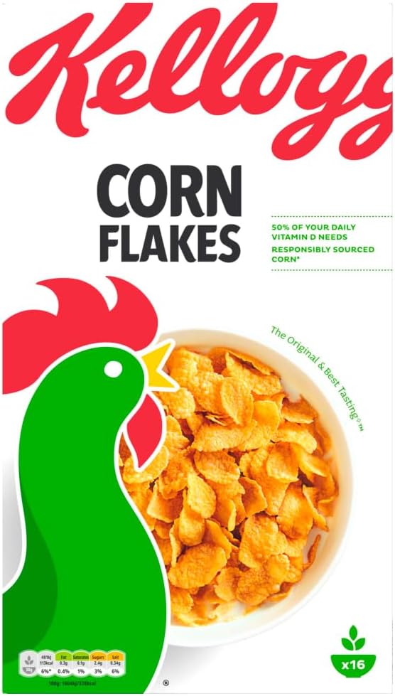Kellogg's Cornflakes, 500g : Amazon.co.uk: Grocery