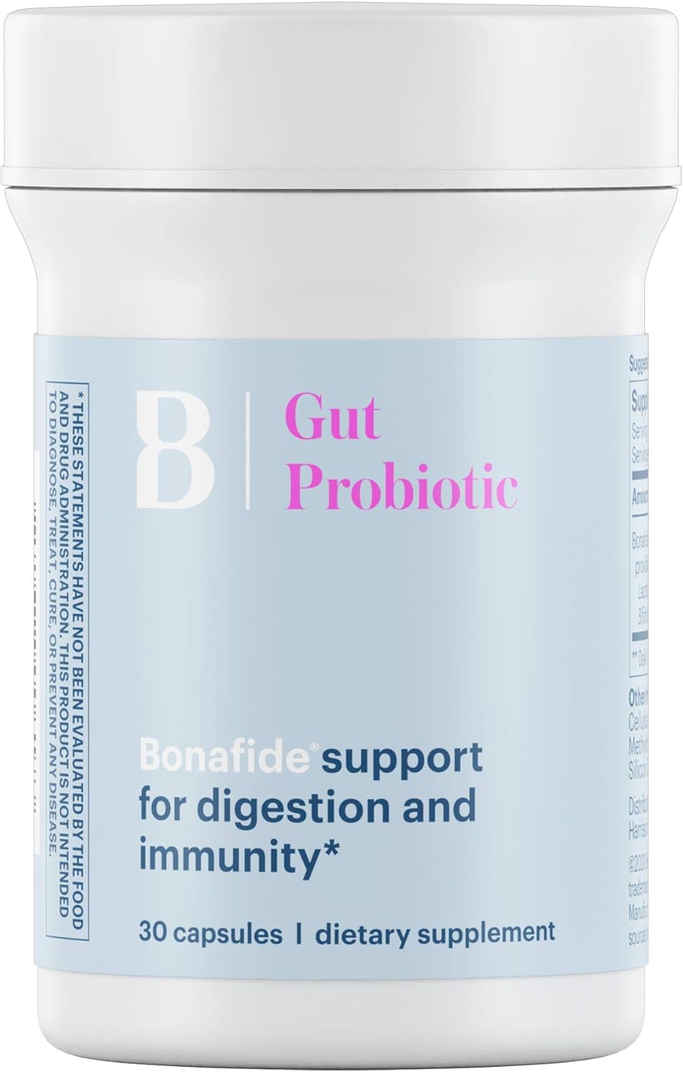 Bonafide Essentials Gut Probiotic For Digestive Health And Immunity – Women’S Daily Supplement – 30 Capsules (1-Month Supply)