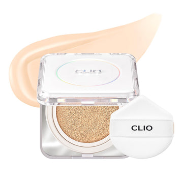 Clio Kill Cover Founwear Cushion The Original I 20 Shades, Korean Cushion Foundation, Cushion Make Up, Full& High Coverage, Airy Satin, Natural Matte Finish Look (19N Procelain, One Size)