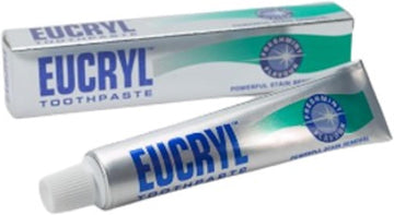 Eucryl Freshmint Toothpaste, Whitening Toothpaste, Powerful Stain Remover, For Tobacco, Tea, Coffee & Wine Stains, Unique Polishing Action, 1 X 50Ml