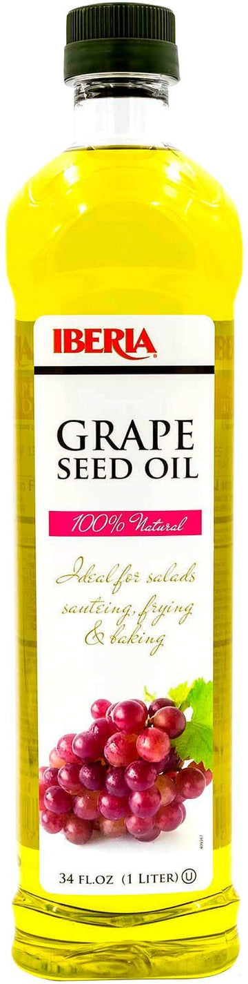 Iberia All Natural Grapeseed Oil, 34 Fl. Oz