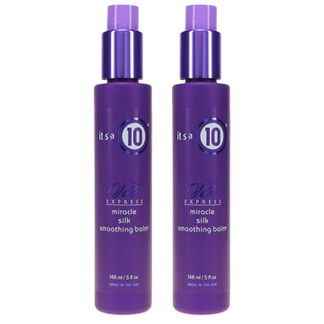 It'S A 10 Haircare Silk Express Miracle Silk Smoothing Balm, 5 Fl. Oz. (Pack Of 2)