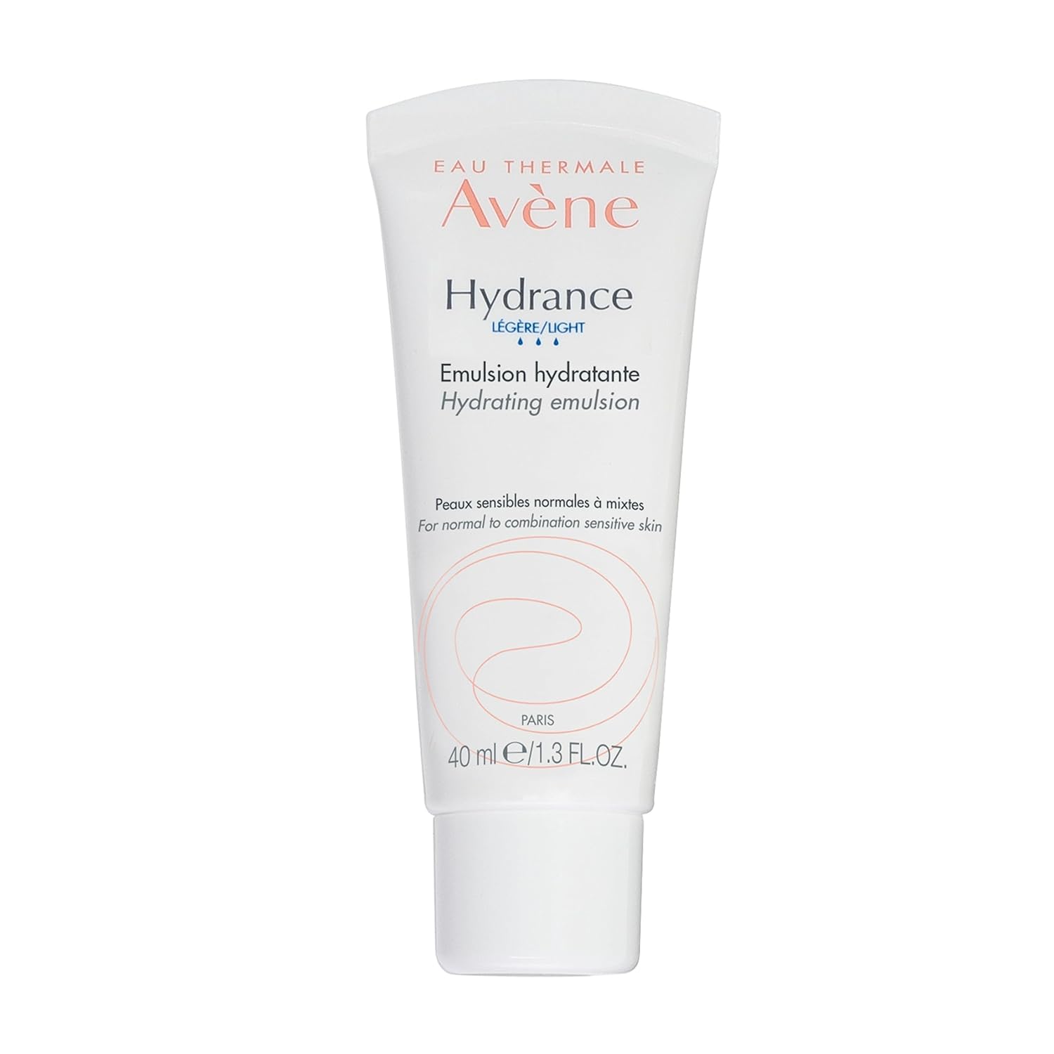 Avène Hydrance Light Hydrating Emulsion, Daily Face Moisturizer Cream, Non-Comedogenic, 1.3 Oz