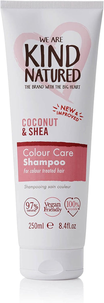 Kind Natured Colour Care Shampoo - Coconut & Shea 250Ml. For Coloured Hair. Hair Is Left Softer, More Manageable And Colour Vibrant. 97% Natural Ingredients